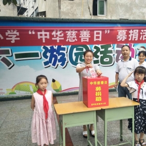 尽一份薄力，献一份爱心  南充市高坪区青莲中小学"9.5公益日"捐赠活动报道