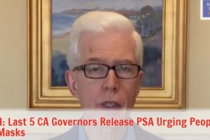 5位加州州长发布公益广告 呼吁人们戴口罩