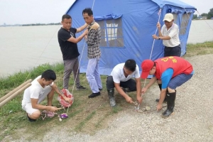 海口镇：乘风破浪的青年志愿者系列——军校学员防洪堤上砺剑 ...