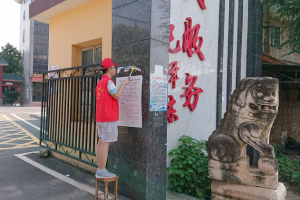 合江街道：大学生志愿者与雁城创文同行