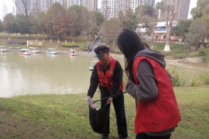 守护好一江碧水·河小青净滩行动